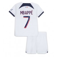 Paris Saint-Germain Kylian Mbappe #7 Replica Away Minikit 2023-24 Short Sleeve (+ pants)